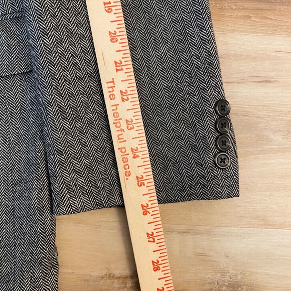 Lauren Ralph Lauren Blazer Mens 44L Wool Jacket Herringbone - Picture 8 of 13